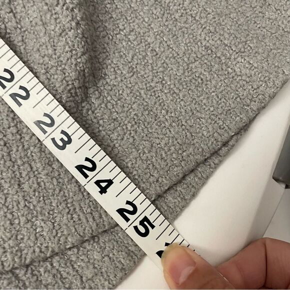 BAREFOOT DREAMS COZY CHIC LITE gray knit open front cardigan sz XS / Small - Picture 11 of 11